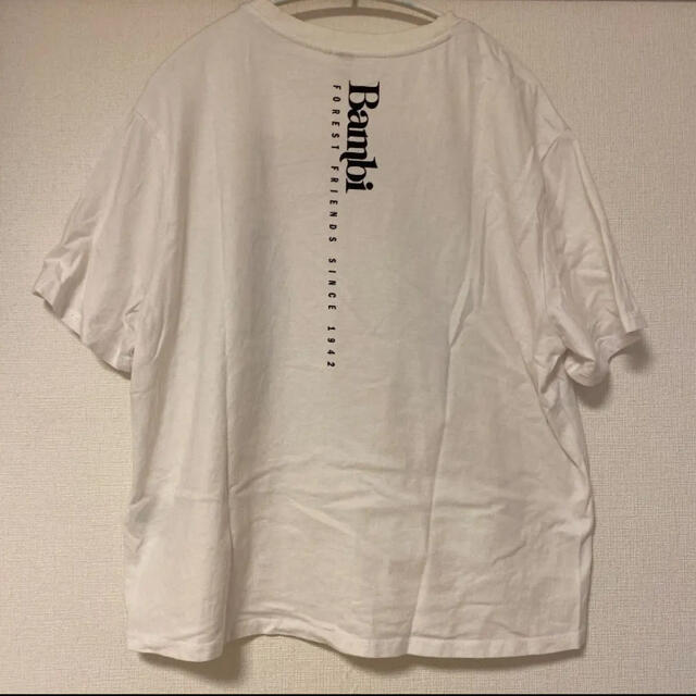 H&M(エイチアンドエム)のh&m ディズニーコラボ　バンビ　Tシャツ レディースのトップス(Tシャツ(半袖/袖なし))の商品写真