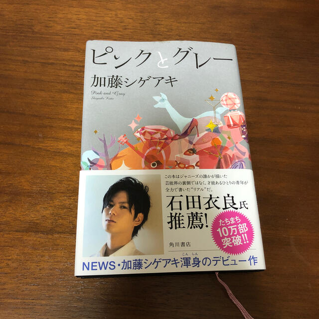 NEWS(ニュース)の加藤シゲアキ　ピンクとグレ－ エンタメ/ホビーの本(その他)の商品写真