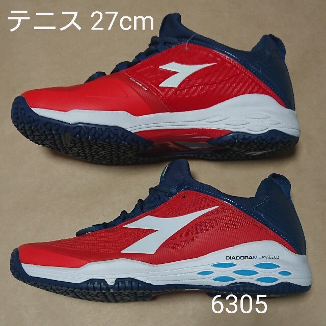 DIADORA(ディアドラ)のテニス 27cm ディアドラ スピード ブルーシールド フライ SG スポーツ/アウトドアのテニス(シューズ)の商品写真