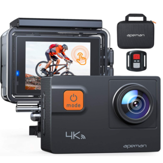 期間限定値下げ【4Kアクションカメラ】Apeman A87  バッテリー2個付属(ビデオカメラ)
