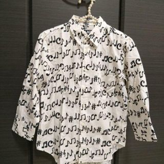 ブラックコムデギャルソン(BLACK COMME des GARCONS)の☆専用☆【値下げ！】コム・デ・ギャルソン 音符柄シャツ(シャツ/ブラウス(長袖/七分))