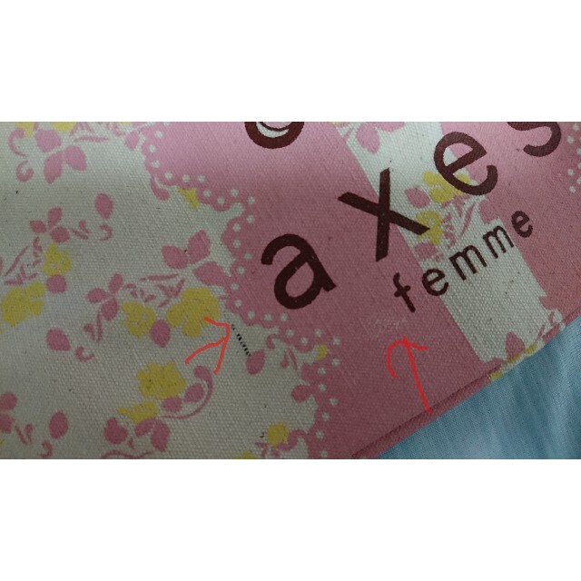 axes femme(アクシーズファム)のアクシーズ バッグ リボン ピンク トートバッグ axes femme レディースのバッグ(トートバッグ)の商品写真