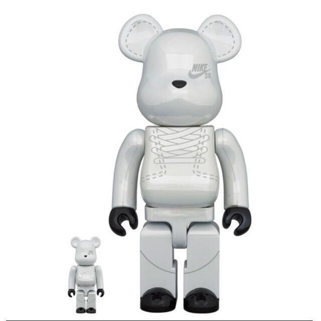 BE@RBRICK NIKE SB WHITE 400% & 100%その他