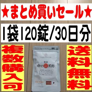 (お得)(匿名配送)(送料無料)国産 命のすっぽん黒酢120粒(ビタミン)