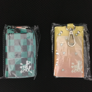 鬼滅の刃　鬼退治マルチケース2個セット　（市松模様・散り三角）(その他)