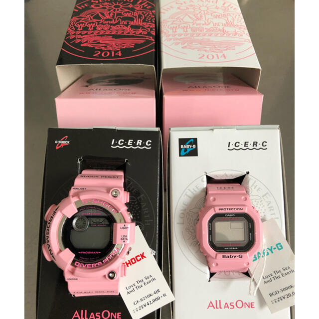 【新品】CASIO  カシオG-SHOCK フロッグマン　ピンク蛙　イルカクジラ