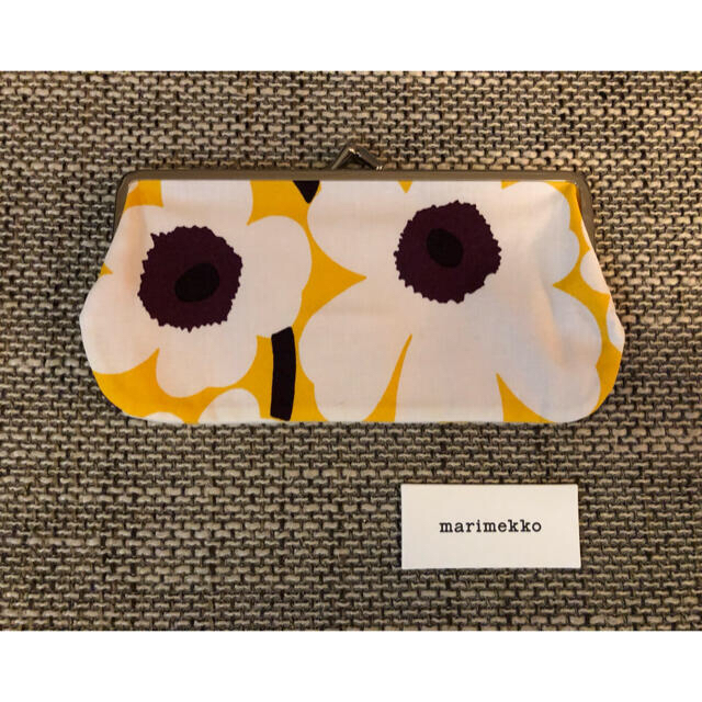 marimekko(マリメッコ)の新品　マリメッコ　marimekko ポーチ　がま口　ミニウニッコ　ウニッコ レディースのファッション小物(ポーチ)の商品写真