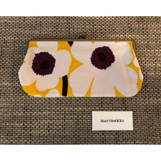 マリメッコ(marimekko)の新品　マリメッコ　marimekko ポーチ　がま口　ミニウニッコ　ウニッコ(ポーチ)