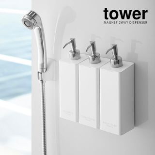 Tower コンディショナーボトル(タオル/バス用品)