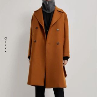 完売品 新品 ZARA パールビーズ襟デザイン ベルト付きフロックコート