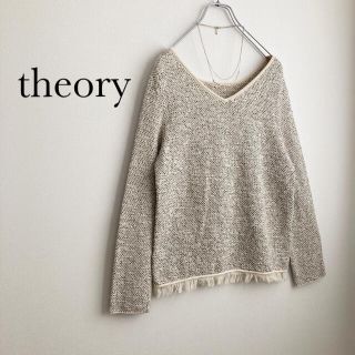 セオリー(theory)の★セオリー★フリンジ付きツイードプルオーバー  (シャツ/ブラウス(長袖/七分))