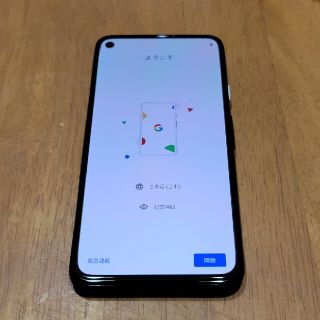 グーグルピクセル(Google Pixel)のPixel 4a 128GB JustBlack 中古美品 SIMフリー(スマートフォン本体)