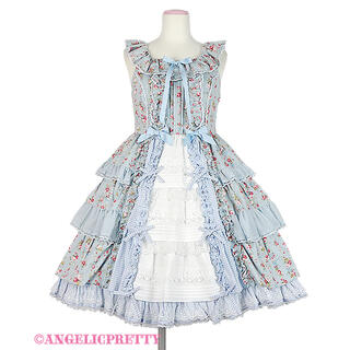 アンジェリックプリティー(Angelic Pretty)のangelic pretty Petit Bouquetジャンパースカート(ひざ丈ワンピース)