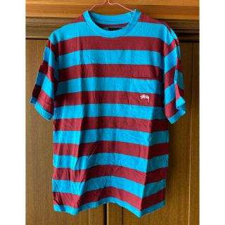 ステューシー(STUSSY)のstussy ボーダーTシャツ(Tシャツ/カットソー(半袖/袖なし))