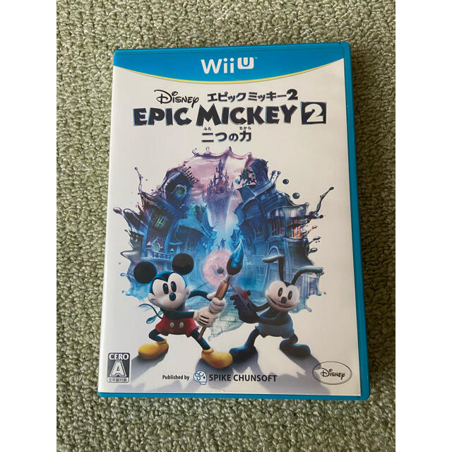 ディズニー エピックミッキー2：二つの力 Wii U エンタメ/ホビーのゲームソフト/ゲーム機本体(家庭用ゲームソフト)の商品写真