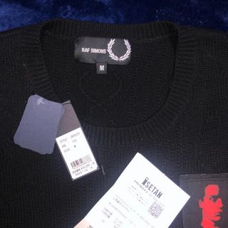 フレッドペリー(FRED PERRY)のMサイズ Raf Simons × Fred Perry ニット(ニット/セーター)