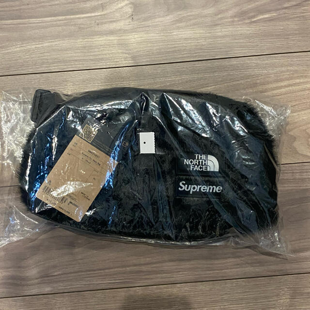 supreme the northface faux fur waist bag