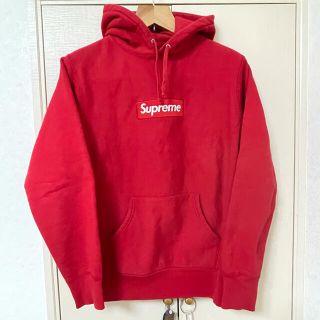 シュプリーム(Supreme)のm supreme box logo sweatshirt red(パーカー)