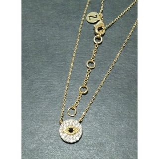 アクセサライズ(Accessorize)のアクセサライズ★目のモチーフジルコニアキラキラネックレス(ネックレス)