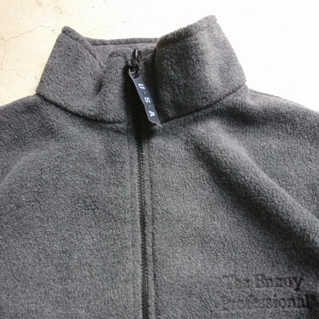 1LDK SELECT(ワンエルディーケーセレクト)のENNOY fleece jacket チャコールグレー XL スタイリスト私物 メンズのジャケット/アウター(ブルゾン)の商品写真