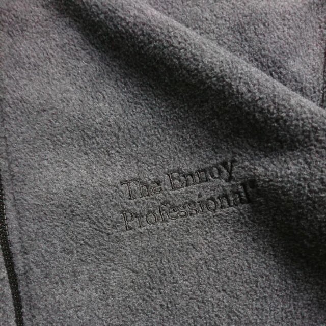 1LDK SELECT(ワンエルディーケーセレクト)のENNOY fleece jacket チャコールグレー XL スタイリスト私物 メンズのジャケット/アウター(ブルゾン)の商品写真