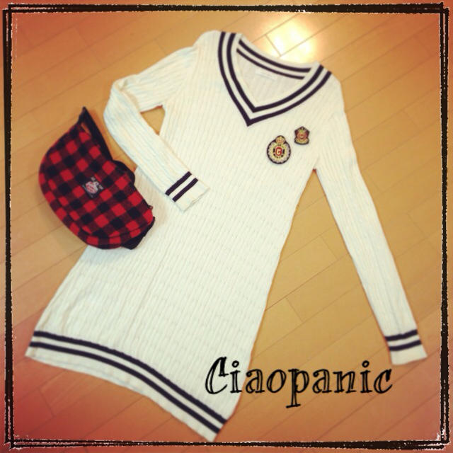 Ciaopanic(チャオパニック)の♡Ciaopanic ニットワンピ♡ レディースのワンピース(ひざ丈ワンピース)の商品写真