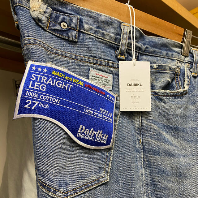 UNUSED(アンユーズド)のdairiku Wash N’ WEAR” Damage Denim Pants メンズのパンツ(デニム/ジーンズ)の商品写真