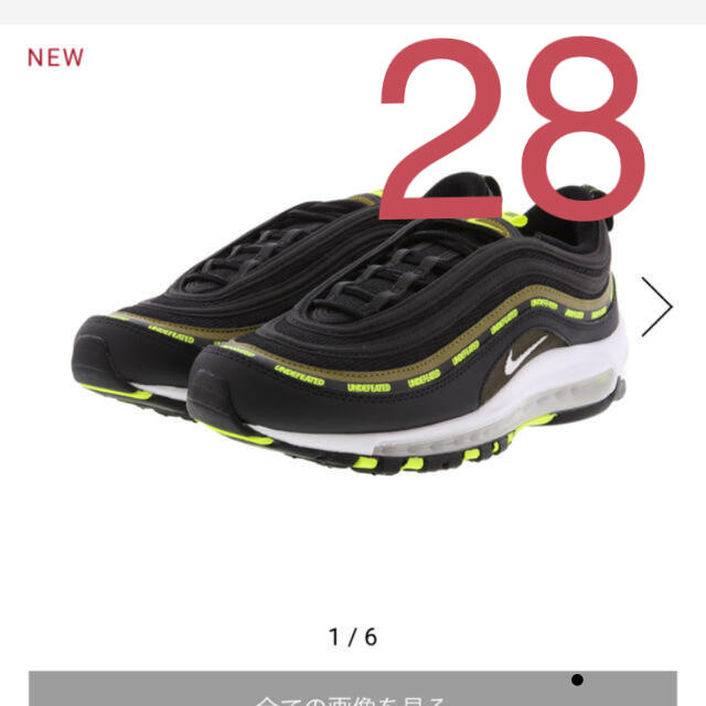 28.0cm NIKE AIR MAX 97 Undefeated靴/シューズ