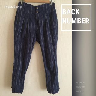 バックナンバー(BACK NUMBER)のペケポン様  BACK NUMBERハイウエストパンツ(カジュアルパンツ)