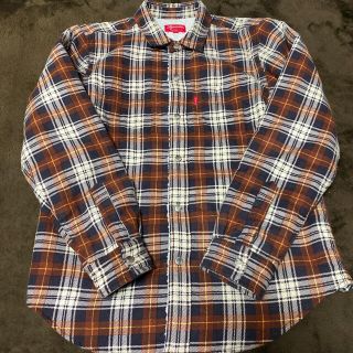 専用 Supreme Flannel sherpa Shirt