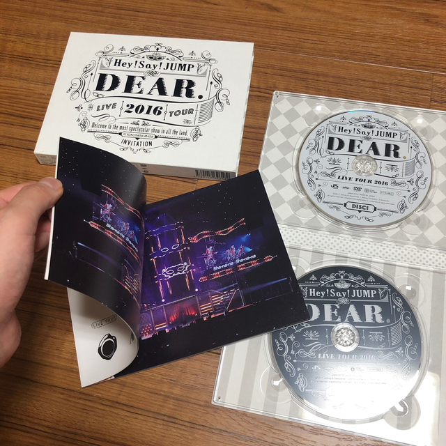 Hey！Say！JUMP　LIVE　TOUR　2016　DEAR． エンタメ/ホビーのDVD/ブルーレイ(ミュージック)の商品写真