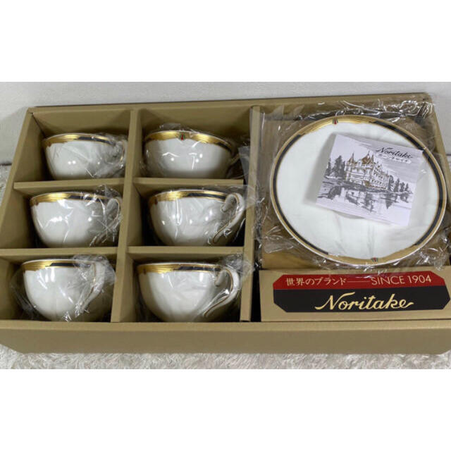 Noritake(ノリタケ)の Noritake/ノリタケ　6客セット　ボーンチャイナ インテリア/住まい/日用品のキッチン/食器(グラス/カップ)の商品写真