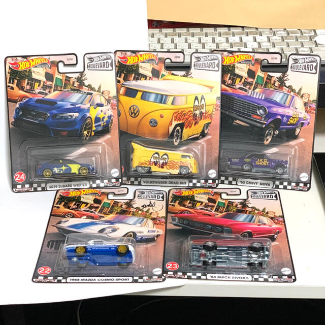 送料込　HOT WHEELS ブールバード 5台セット