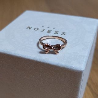 NOJESS❤︎　K10／3号　リボンモチーフ　ピンキーリング　指輪