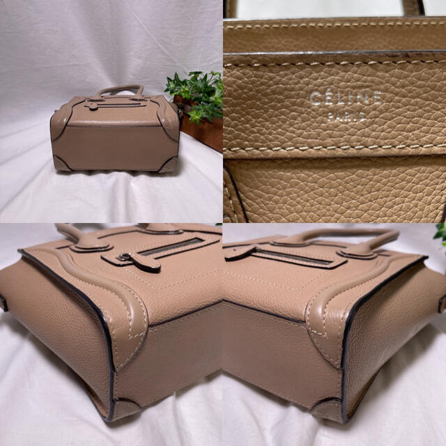 celine(セリーヌ)の1/13まで✨訳あり美品✨CELINE ラゲージ　ナノショッパー　2WAY レディースのバッグ(ショルダーバッグ)の商品写真