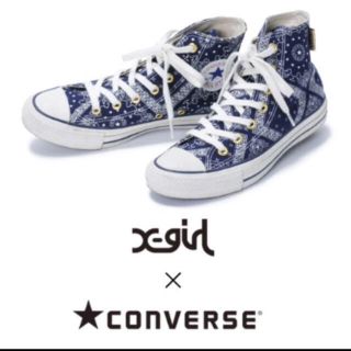 エックスガール(X-girl)のX-girl CONVERSE コラボ スニーカー(スニーカー)