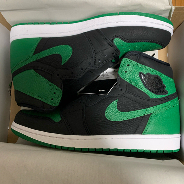 NIKE(ナイキ)のJORDAN 1 "BLACK/PINE GREEN"  28.5 メンズの靴/シューズ(スニーカー)の商品写真