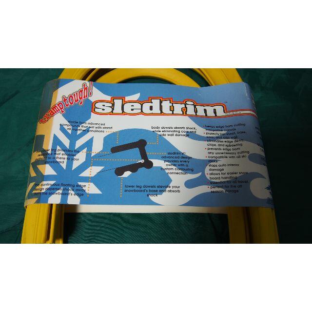 Sledtrim（イエロー） スノーボードのエッジ保護用品 スポーツ/アウトドアのスノーボード(その他)の商品写真