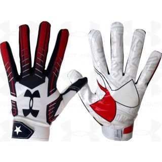 アンダーアーマー(UNDER ARMOUR)のアメフト アンダーアーマー  グローブ F6 テキサスカラー XLサイズ【新品】(アメリカンフットボール)