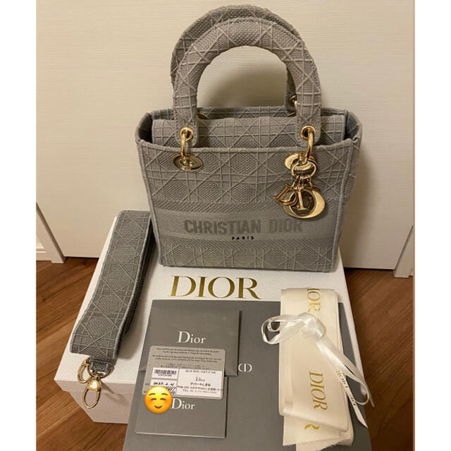 ハンドバッグDior LADY D-LITE レディディオール  diorトート　カナージュ