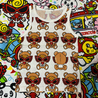 ヒステリックミニ(HYSTERIC MINI)のヒスミニ✩ブラウン テディ✩タンク 105cm(Tシャツ/カットソー)