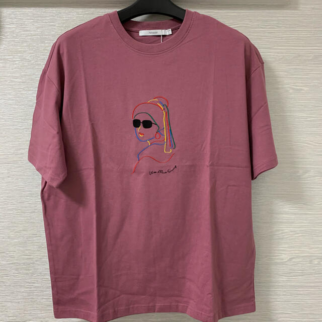 rehacer(レアセル)のWith a Pearl Earring On Wide Loose Lサイズ メンズのトップス(Tシャツ/カットソー(半袖/袖なし))の商品写真