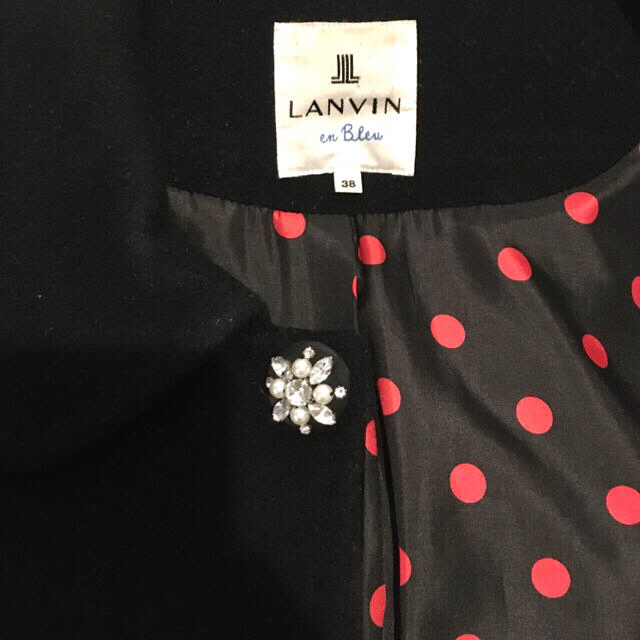 LANVIN en Bleu(ランバンオンブルー)の【もこ様専用】LANVIN en Bleu ロングコート レディースのジャケット/アウター(ロングコート)の商品写真