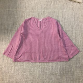 プラステ(PLST)の【中古】プラステ  ニット　ピンク　美品(ニット/セーター)