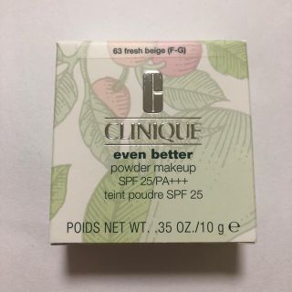 クリニーク(CLINIQUE)のCLINIQUE イーブンベター　パウダーメイクアップ63(ファンデーション)