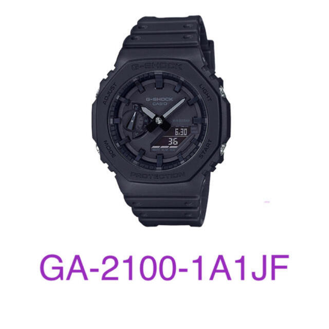 CASIO G-SHOCK GA-2100-1A1JF Blackメンズ