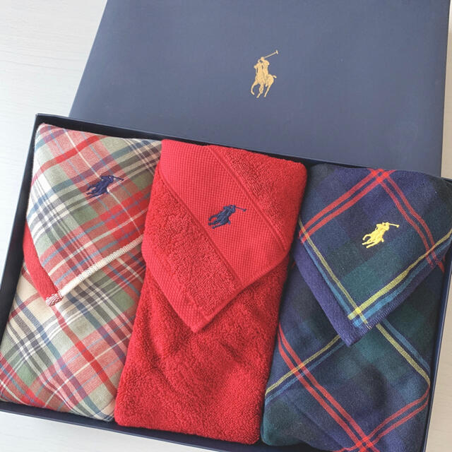 Ralph Lauren - ラルフローレン フェイスタオル 3枚セットの通販 by