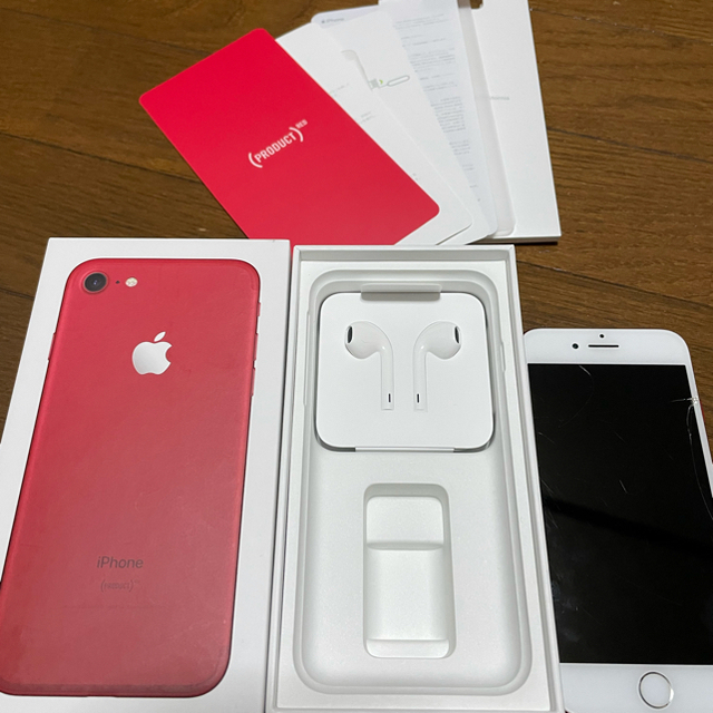 iPhone7 128G SIMフリー　productRED