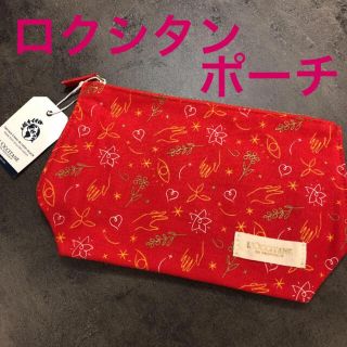 ロクシタン(L'OCCITANE)のロクシタン　ホリデー レッドポーチ(ポーチ)