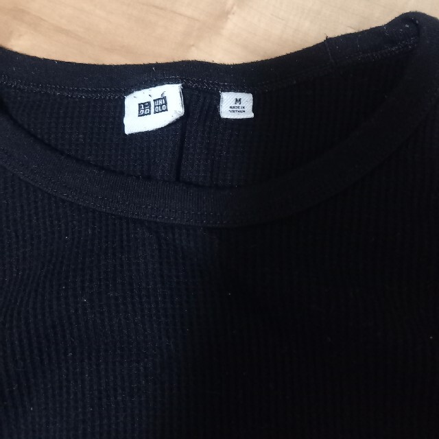 Uniqlo Uniqlo ユニクロ 七分袖サーマルtシャツ 2枚セット 白黒 Mの通販 By たま S Shop ユニクロならラクマ